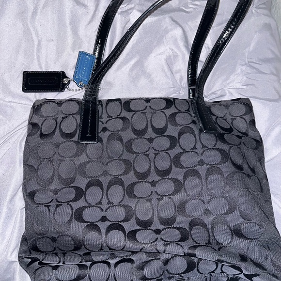 Coach Signature Python Tote Bag - Picture 3 of 6